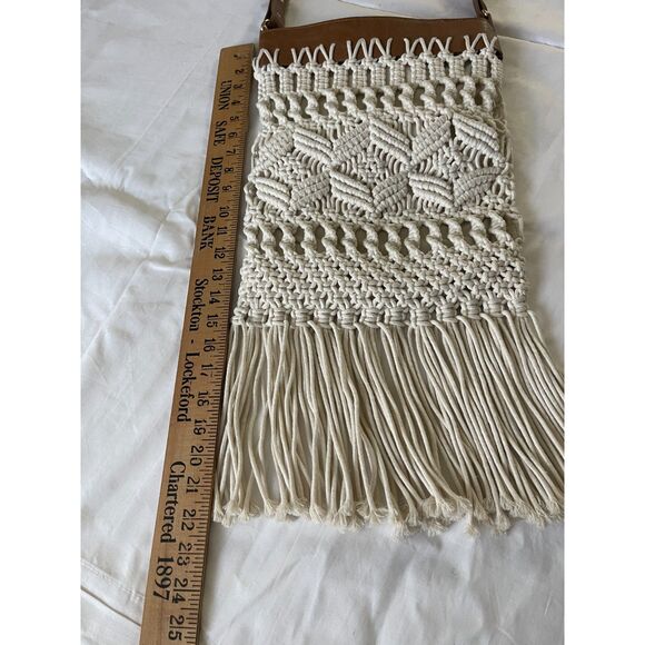 Macreme Inc Crossbody Bag Purse Vintage Y2K Handbag Boho Bohemian Knit - Picture 13 of 14